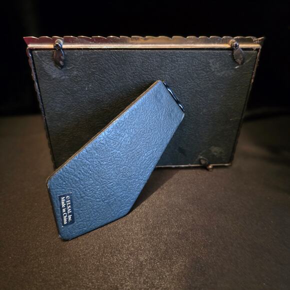 Hand Crafted Framed Jewelry Art 6.5"W x 4.5"H - Picture 6 of 6